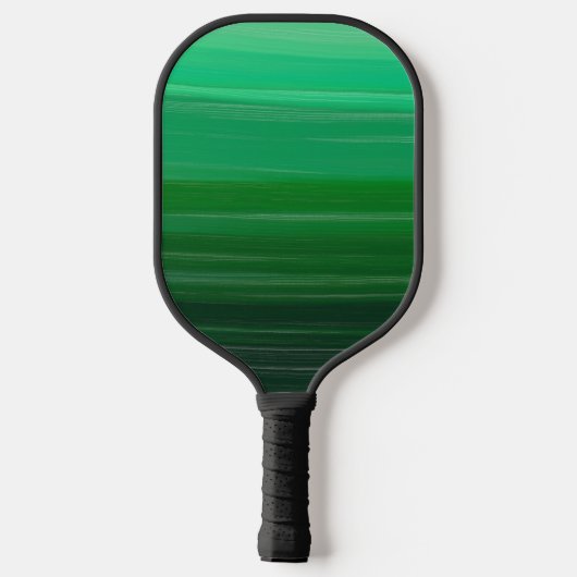Groen Striped Add Name Monogram Team Pickleball Paddle (Achterkant)