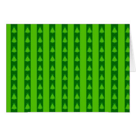 Groen striped kerstboompatroon