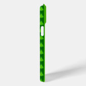 Groen striped kerstboompatroon Case-Mate iPhone case (Achterkant / Rechts)