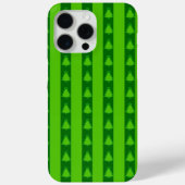 Groen striped kerstboompatroon Case-Mate iPhone case (Achterkant)