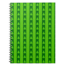 Groen striped kerstboompatroon