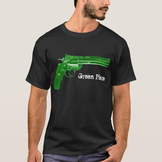 Groen stuk t-shirt (Voorkant)