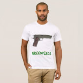 Groen stuk t-shirt (Voorkant volledig)