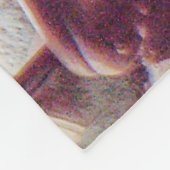 Groen Succulent Aeonium Dream Big Fleece Deken (Hoek)