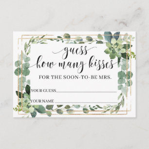 Groen Succulent Hoeveel kussen in de pot Informatiekaartje