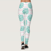 Groen Succulent Leggings (Achterkant)