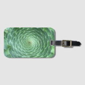 Groen succulent Plant Bagagelabel (Voorkant (horizontaal))