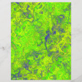 Groen Swirly Marmer Bulk Scrapbook Papier Pagina's Flyer (Achterkant)