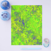 Groen Swirly Marmer Bulk Scrapbook Papier Pagina's Flyer (Enkel)