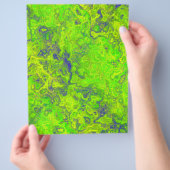 Groen Swirly Marmer Bulk Scrapbook Papier Pagina's Flyer (Hand)