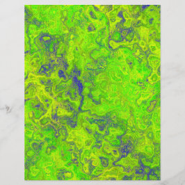 Groen Swirly Marmer Scrapbook Papier 2-zijdige Pag