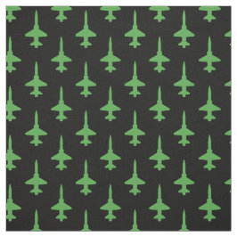 Groen T-38 Talon Pattern op Black Stof