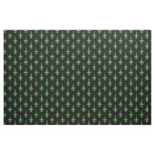 Groen T-38 Talon Pattern op Black Stof (Fat Quarter)