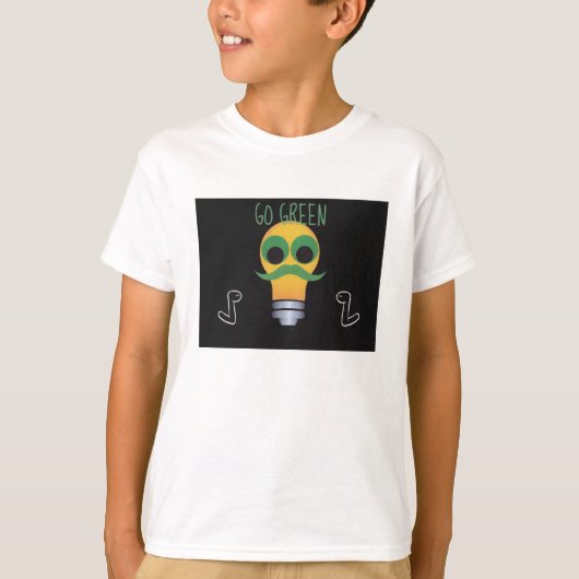 groen t-shirt (Voorkant)