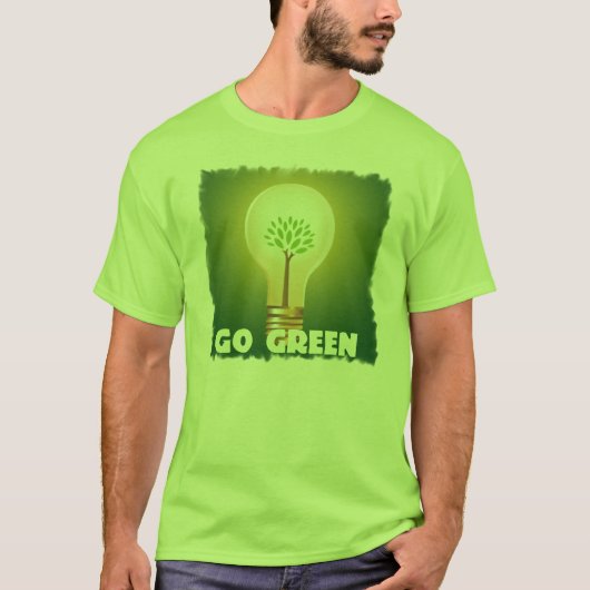 groen t-shirt (Voorkant)