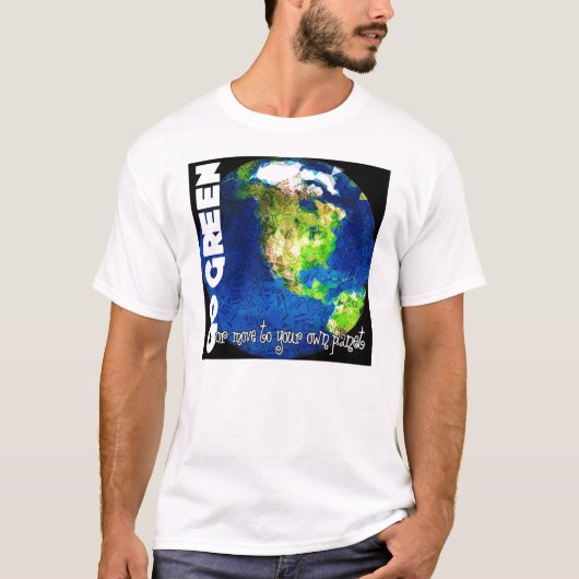 groen t-shirt (Voorkant)