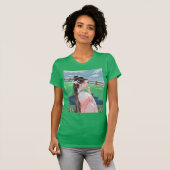 groen T-shirt met Barbie-ontwerp (Voorkant volledig)