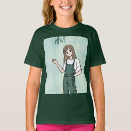groen t-shirt met leuke design