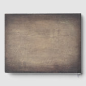 groen takken rustieke land bruiloft gastenboek (Achterkant)