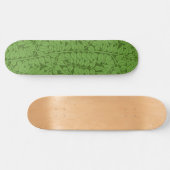 Groen takpatroon (Jungle Art) (William Morris) Persoonlijk Skateboard (Horizontaal)