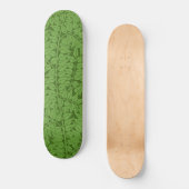 Groen takpatroon (Jungle Art) (William Morris) Persoonlijk Skateboard (Voorkant)