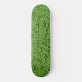 Groen takpatroon (Jungle Art) (William Morris) Persoonlijk Skateboard