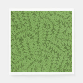 Groen takpatroon (Jungle Art) (William Morris) Servet