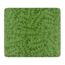 Groen takpatroon (Jungle Art) (William Morris) Snijplank