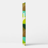 Groen Tan en bruin Leaf Modern Pattern Case-Mate iPhone Case (Achterkant / Rechts)