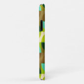 Groen Tan en bruin Leaf Modern Pattern Case-Mate iPhone Case (Achterkant/rechts)