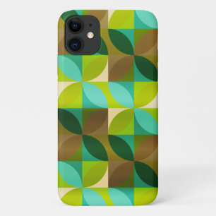 Groen Tan en bruin Leaf Modern Pattern Case-Mate iPhone Case