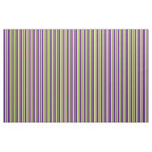 Groen, Tan en Indigo Striped/Lined Pattern Stof (Fat Quarter)