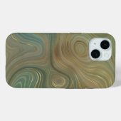 Groen & Tan Marble iPhone & Samsung Telefoonhoesje Case-Mate iPhone Case (Achterkant (horizontaal))