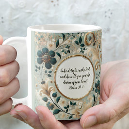 Groen Tannenkleurig Frame Aanpasbare Vers Koffiemok