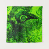 groen tapijt wandkleed (Voorkant)