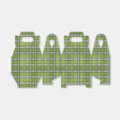 Groen Tartan Bedankdoosjes (Uitgevouwen)