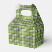 Groen Tartan Bedankdoosjes (Voorkant Zijde)