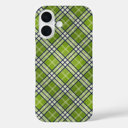 Groen Tartan Case-Mate iPhone Case (Achterkant)