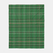 Groen Tartan Fleece Deken (Voorkant)