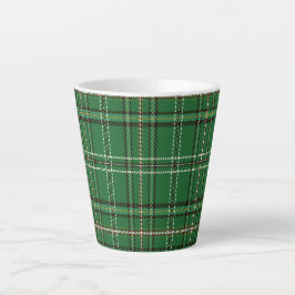 Groen Tartan Latte Mok