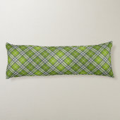 Groen Tartan Lichaamskussen (Achterkant)