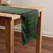 Groen Tartan Pset Scottish Pattern Korte Tafelloper (Voorbeeld)