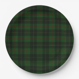 Groen Tartan Pset Scottish Pattern Papieren Bordje