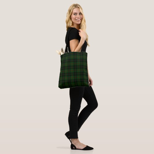 Groen Tartan Pset Scottish Pattern Tote Bag (Op model)