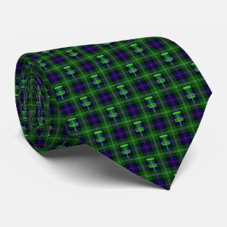 Groen Tartan Stropdas