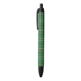 Groen Tartan Zwarte Inkt Pen