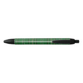 Groen Tartan Zwarte Inkt Pen (Achterkant)
