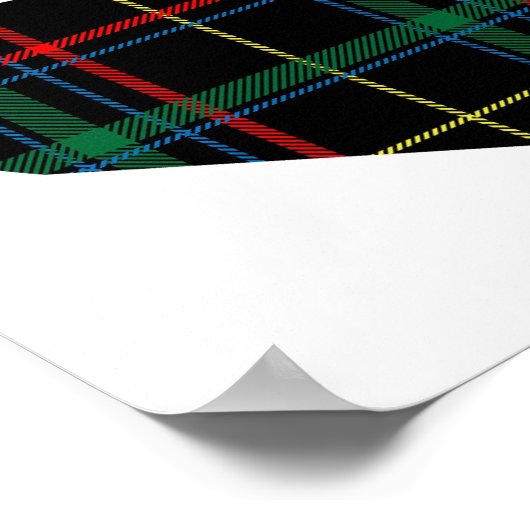 Groen Tartartzitje Poster (Hoek)