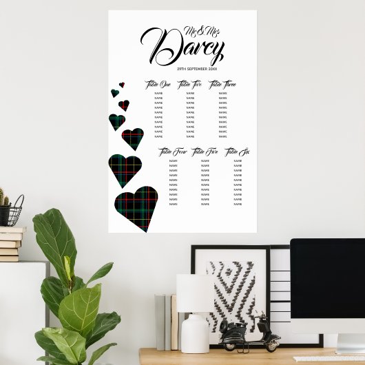 Groen Tartartzitje Poster (Thuiskantoor)