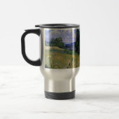 Groen tarweveld met cipres door Van Gogh. Reisbeker (Links)